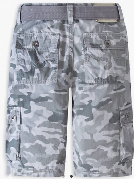Levi's gray camo ripstop cargo shorts 18reg 29W - Picture 2 of 6